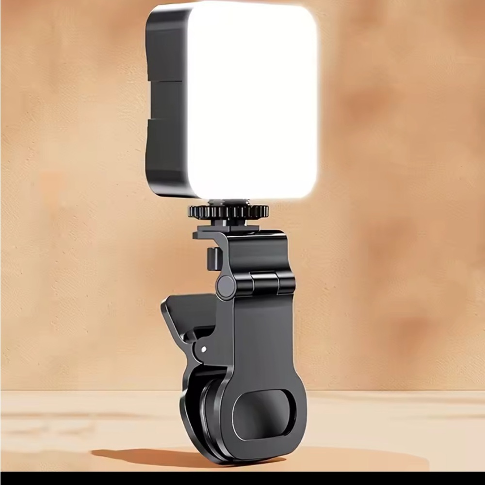Black LED Clip-On Video Light